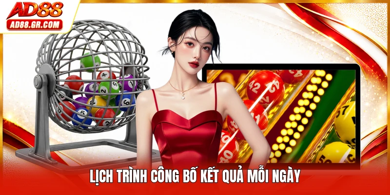 Lịch trình công bố kết quả mỗi ngày